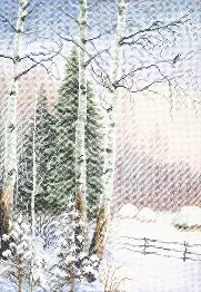 Cross-stitch kit М-395 "Dream of nature"