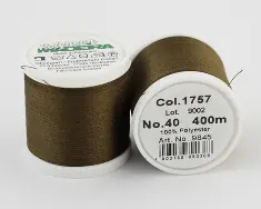 1757/9845 Polyneon №40 високоміцна вишивальна нитка, 100%% поліестер, 400 м