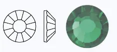 50730/438-11-612/EMERALD M.C.Rose VIVA12 стразы термо