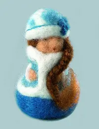 Felting kit V-173 “Snow Maiden” 