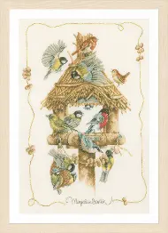 PN-0007962 Набор для вышивки крестом LanArte Скворечник, 37х54, ткань 27, счетный крест