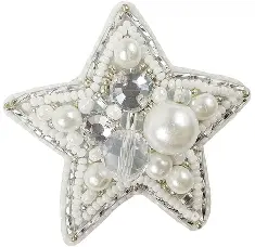 BP-219 Beadwork kit for creating broоch Crystal Art "Star"