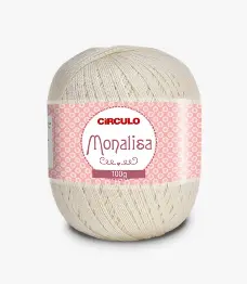 8176 MONALISA пряжа (100%%акріл, 100гр. 525м. ), молочний
