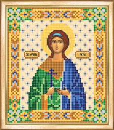 СБІ-034 Схема для вишивання бісером "Іменна ікона свята мучениця Віра"