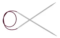 45303 Спиці кругові Basix Aluminum KnitPro, 40 см, 2.50 мм