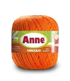 4456 ANNE пряжа (100%%мерс.бавовна, 74гр. 250м), жовтогарячий