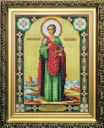 Набір для вишивання бісером Чарівна Мить Б-1018 "Ікона великомученика та целителя Пантелеймона"
