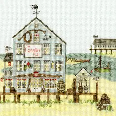 XSS8 Набір для вишивання хрестом New England – The Lobster Pot "Нова Англія - ​​Горщик з лобстерами"