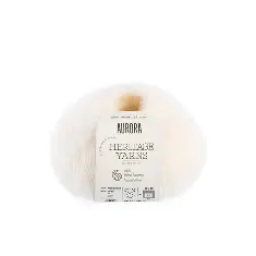 01 Aurora пряжа (70%% кід мохер  30 %% шовк), колір Перлина 25 г моток ROSARIOS