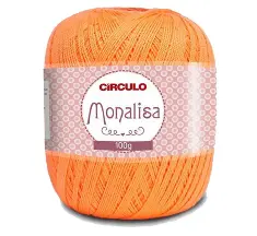 782 MONALISA пряжа (100%%акріл, 100гр. 525м. ), жовтогарячий