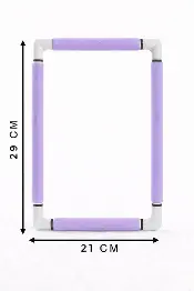 270-3/бузкові П`яльці з кліпсами Nurge 21х29 см