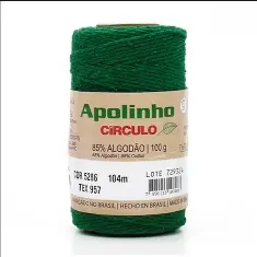5286 APOLINHO 6 (85%% бавовна , 15%%інші волокна 100гр. 104м.)