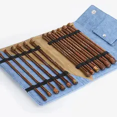 150304 Набір прямих спицьі Ginger KnitPro, 25 см