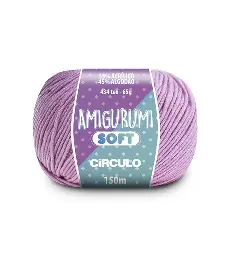 3526 AMIGURUMI SOFT пряжа  (55%% акрил, 45%% бавовна, 65гр. 150м. ), фіолетовий/бузковий