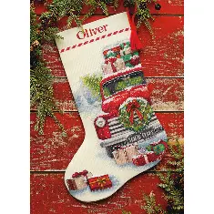 70-08986 Набор для вышивания крестом «Santa’s Truck • Грузовик Санты» DIMENSIONS