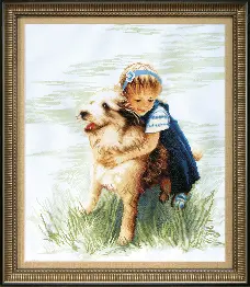 ВТ-043 Набір для вишивання хрестом Crystal Art "Близький друг"