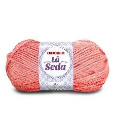 3128 LA SEDA пряжа (70%% акрил  30%% вовна, 100гр. 166м. ), рожевий