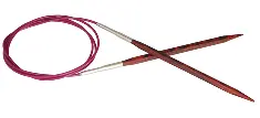 25349 Спиці кругові Cubics Symfonie-Rose KnitPro, 100 см, 7.00 мм
