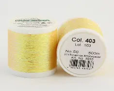  403/9850 METALLIC №50 Декоративна нитка для додавання у в'язальну нитку, 500 м