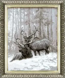Cross-stitch kit №453 "Deers"