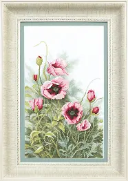 Cross-stitch kit M-228 "Papaverous color"
