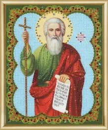 Rhinestone decoration kit КС-053 "The Icon of St. Andrew, the First-called Apostle"