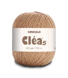7625 CLEA 5 пряжа(100%% мерс.бавовна, 151гр. 750м. ), бежевий