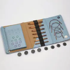 43302 Набір кубічних укорочених знімних спиць Ginger Cubics KnitPro.10 см