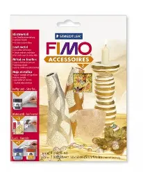 8780 81 Металлическая фольга,FIMO серебро, 7 листов, 14*14см, STAEDTLER