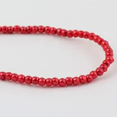 059PD,3mmrd [нитка 65см/280шт] Crystal Art намисто