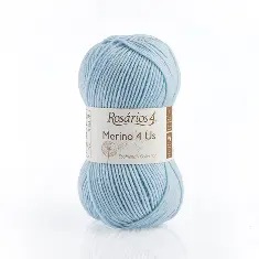 08 Merino 4 Us пряжа (100%% мериносова вовна - без мулесингу), колір Синій 50 г моток ROSARIOS
