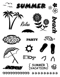 4502CS Набір прозорих штампів Чарівна Мить