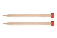 35215 Спиці прямі Jumbo Birch KnitPro, 25 см, 20.00 мм