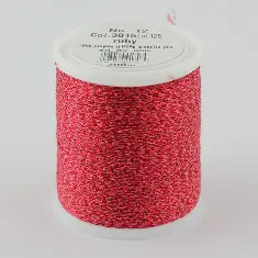 3015/9806 Glamour №12 віскозна нитка з металізованим ефектом, 200м