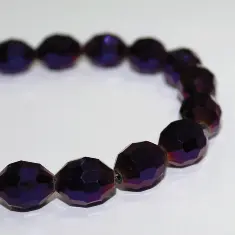 11343  PURPLE/нитка Crystal Art намистини