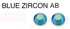 229AB BLUE ZIRCON AB стрази DMC+ фольговані