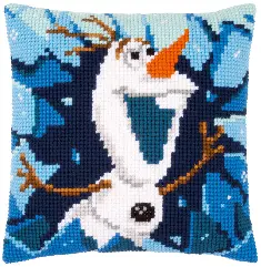 PN-0167294 Cross stitch kit (pillow) Vervaco "Disney Olaf"