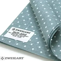 3609/5269 Belfast Petit Point 32 (55*70см) античний синій в білий горошок