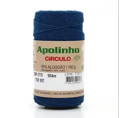 2775 APOLINHO 6(85%% бавовна , 15%%інші волокна 100гр. 104м.)