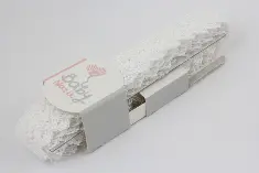 5003/01 Кружево 25 мм 100%% хлопок Турция (белый) 