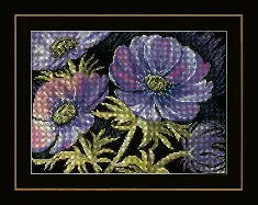 PN-0168608 Counted cross stitch kit LanArte "Lilac Lake"