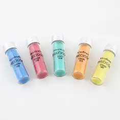 082 Мікробусіни скляні PRECIOSA в тубусі (жовті) 10г