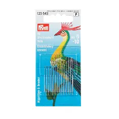 125543 Тонкі голки для вишивки № 5-10 (сріблястого кольору), Prym