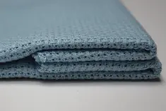 Канва для вишивання Арт.45 К4 блакитна, 100%% бавовна, 50х50см