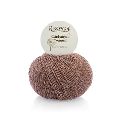 03 Cânhamo Tweed пряжа (71%% вовна мериноса 10%% коноплі 10%% альпака 9%% віскоза), колір Кори 50 г моток ROSARIOS