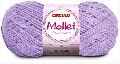 6747 MOLLET пряжа пряжа (100%% акрил, 100гр, 200м), фіолетовий/бузковий