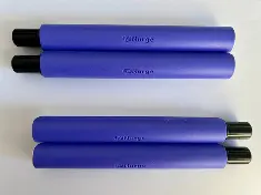 270-00/бузкові П`яльці з кліпсами Nurge запасні 18см.