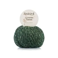 23 Cânhamo Tweed пряжа (71%% вовна мериноса 10%% коноплі 10%% альпака 9%% віскоза ), колір Зелен 50 г моток ROSARIOS