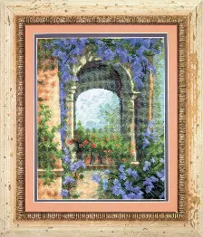 Cross-stitch kit №457 "Flower arc"