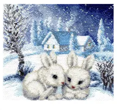Cross Stitch Kit Чарівна Мить M-588 “Quiet Wintertime”